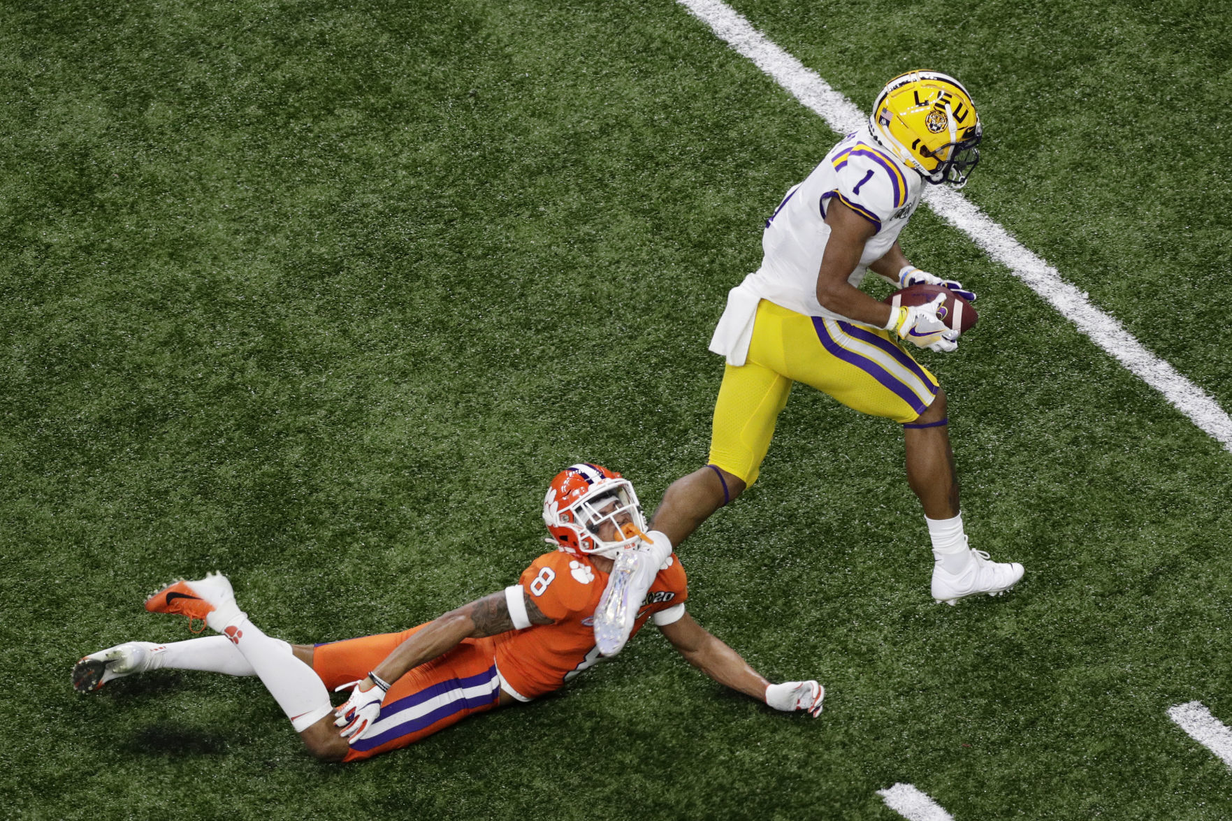 APTOPIX CFP Championship Clemson LSU Football